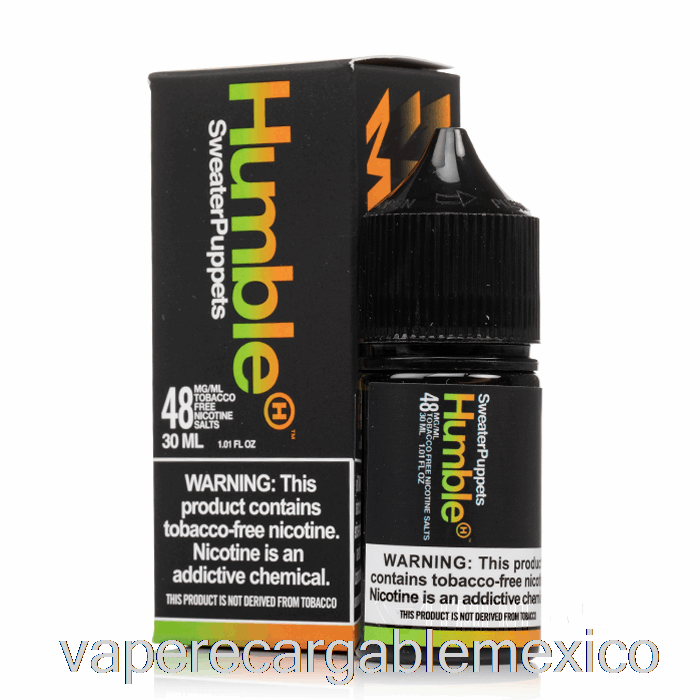 Vape Recargable Muñecos De Suéter - Sales Humildes - 30ml 35mg